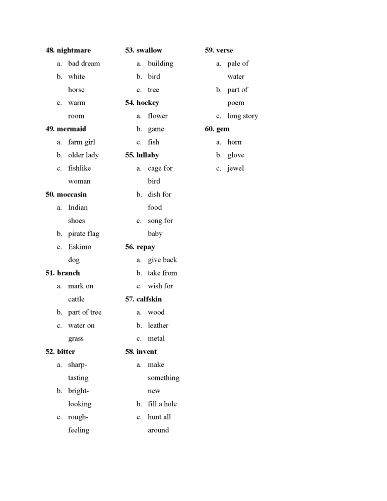 Encyclopedia Lessons – Language Activity